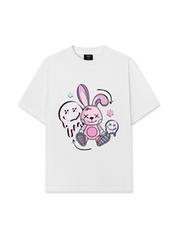 Áo Thun Relaxed Fit Rabbit Smile Face