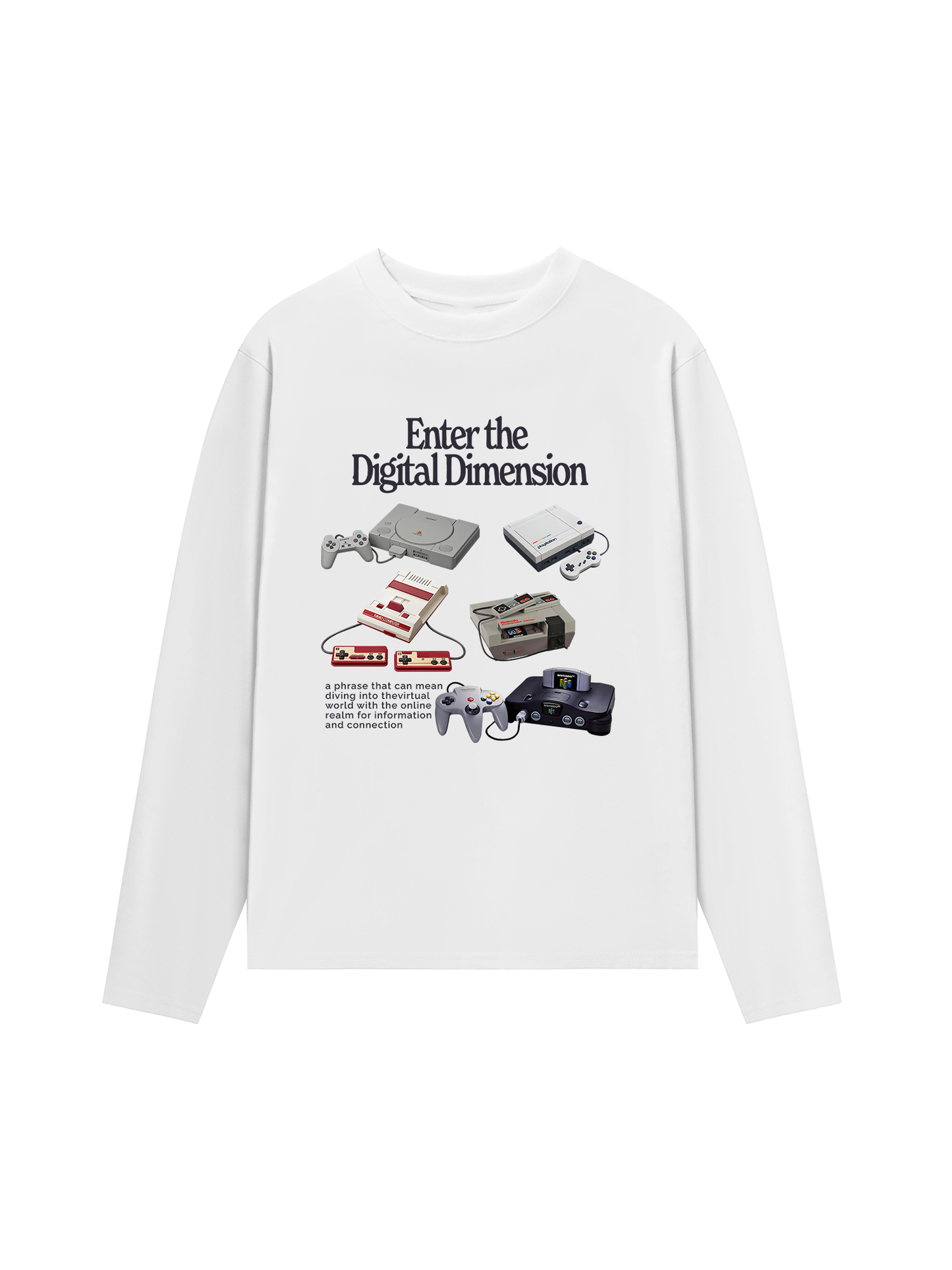 Áo Thun Dài Tay Enter The Digital Dimension