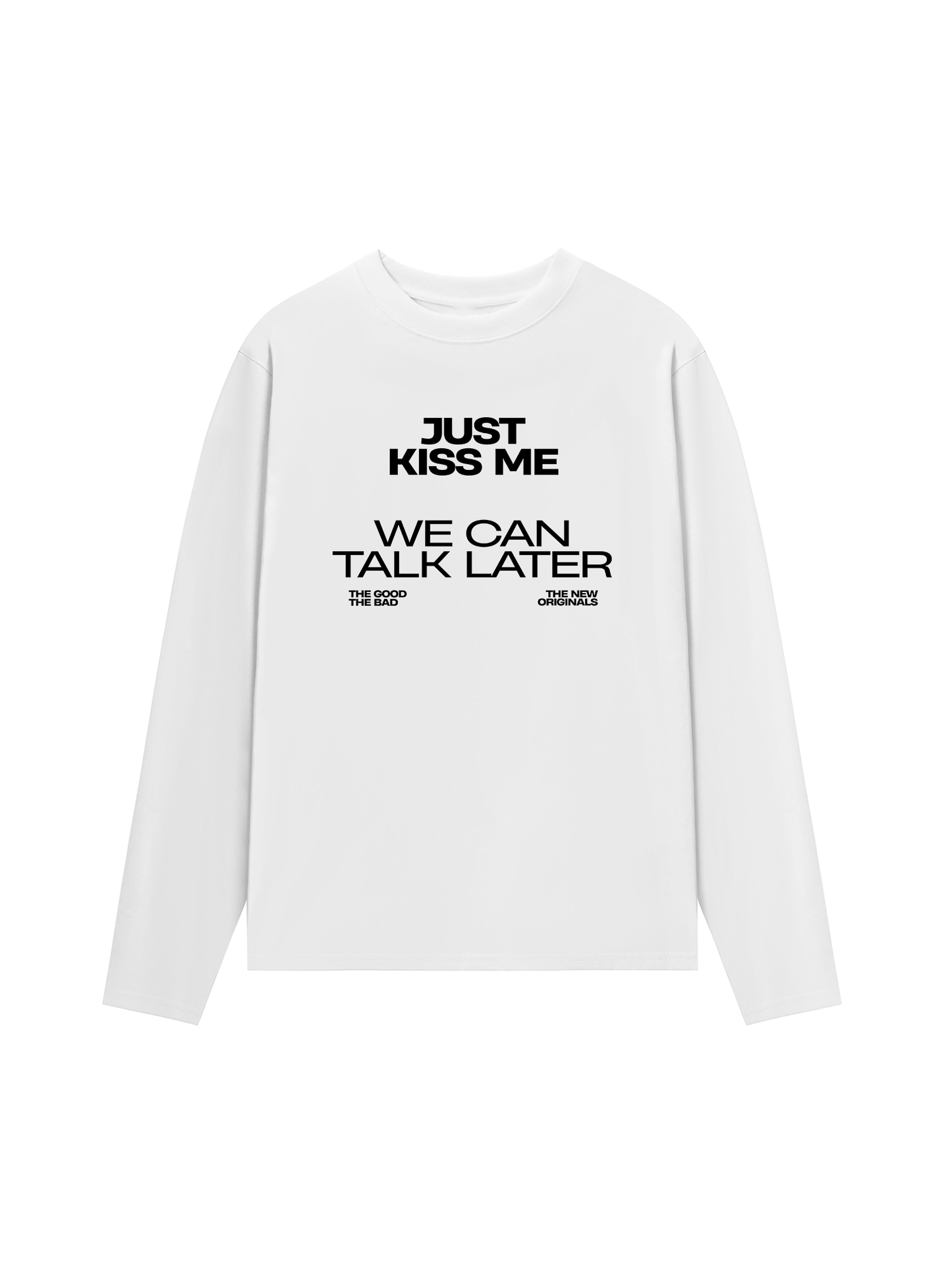 Áo Thun Dài Tay Life Vibe Just Kiss Me