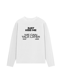 Áo Thun Dài Tay Life Vibe Just Kiss Me