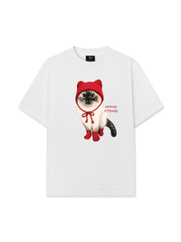 Áo Thun Relaxed Fit Working O'ttreats Red Meow