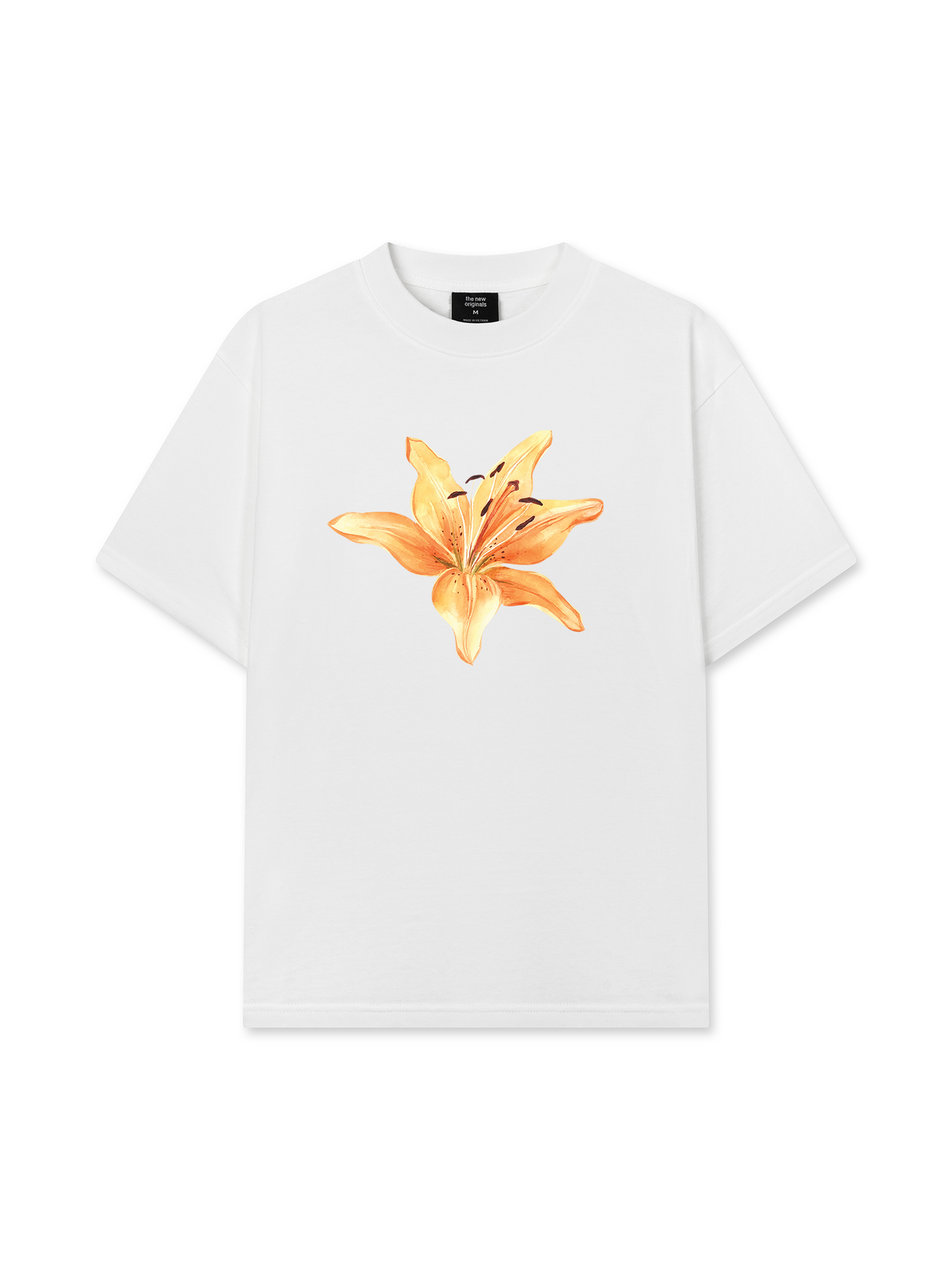 Áo Thun Relaxed Fit Yellow Lily Flower