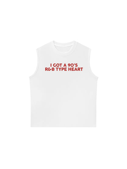 Áo Ba Lỗ Relaxed Fit 90_s Heart