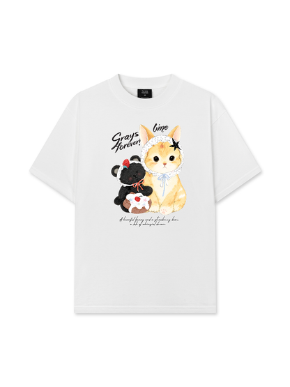 Áo Thun Relaxed Fit Bear And Bunny
