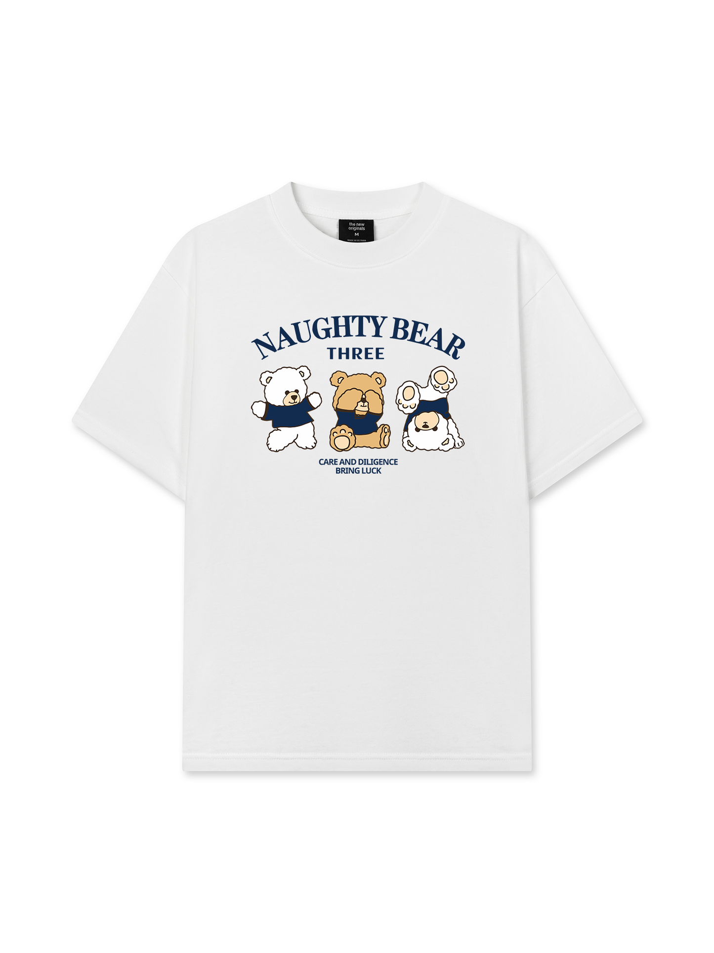 Áo Thun Relaxed Fit Naughty Bear Three