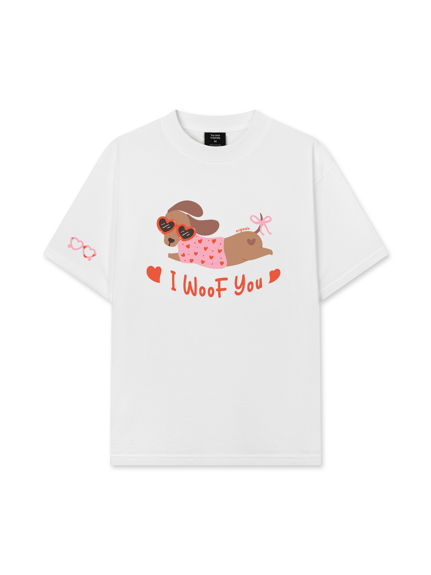 Áo Thun Relaxed Fit Animal Mood I Woof You