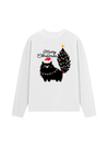 Áo Thun Dài Tay Black Kitty Christmas