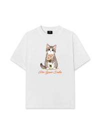 Áo Thun Relaxed Fit  Blooming Kitty