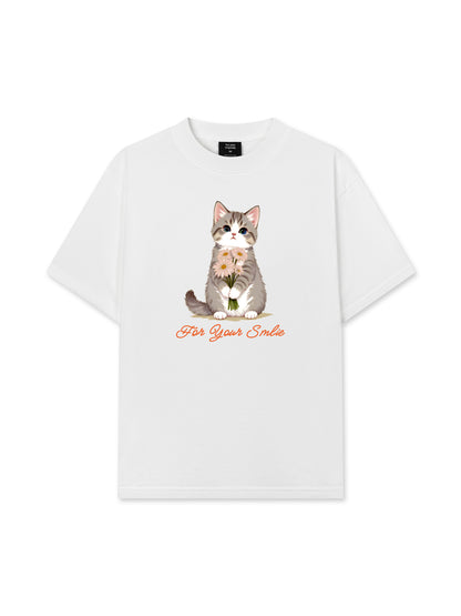 Áo Thun Relaxed Fit  Blooming Kitty