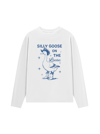 Áo Thun Dài Tay  Silly goose