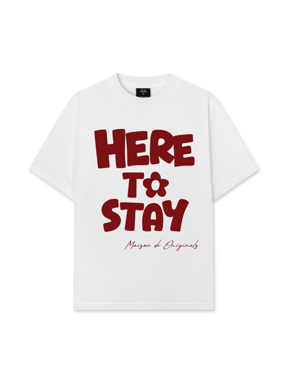 Áo Thun Relaxed Fit Here To Stay