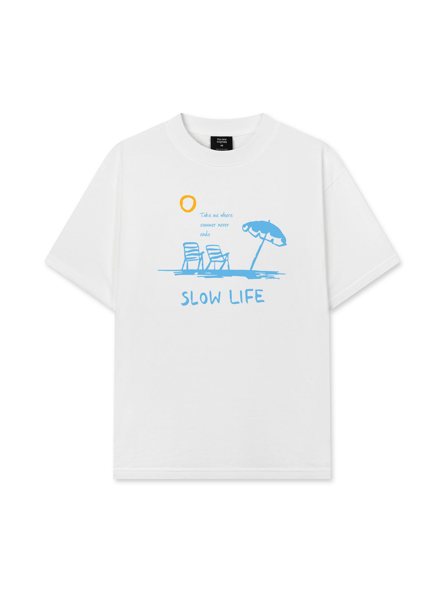 Áo Thun Relaxed Fit Slow Life