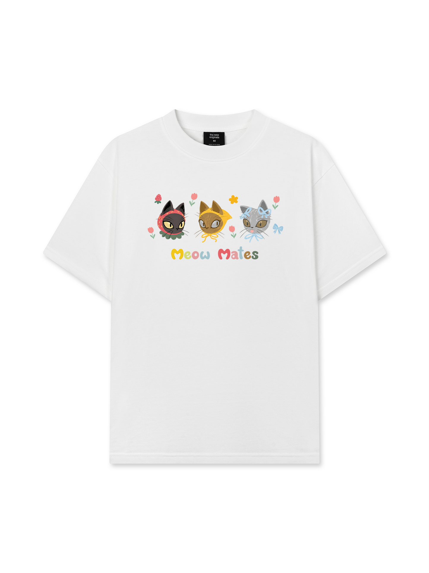 Áo Thun Relaxed Fit Meow Mates