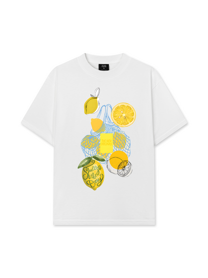 Áo Thun Relaxed Fit Summer Vibes Lemon Shopping
