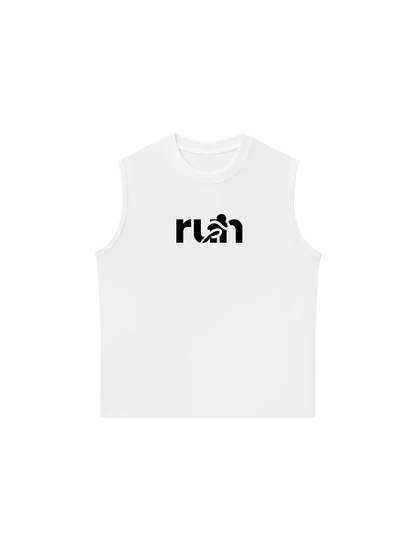 Áo Ba Lỗ Relaxed Fit Run Typography 3