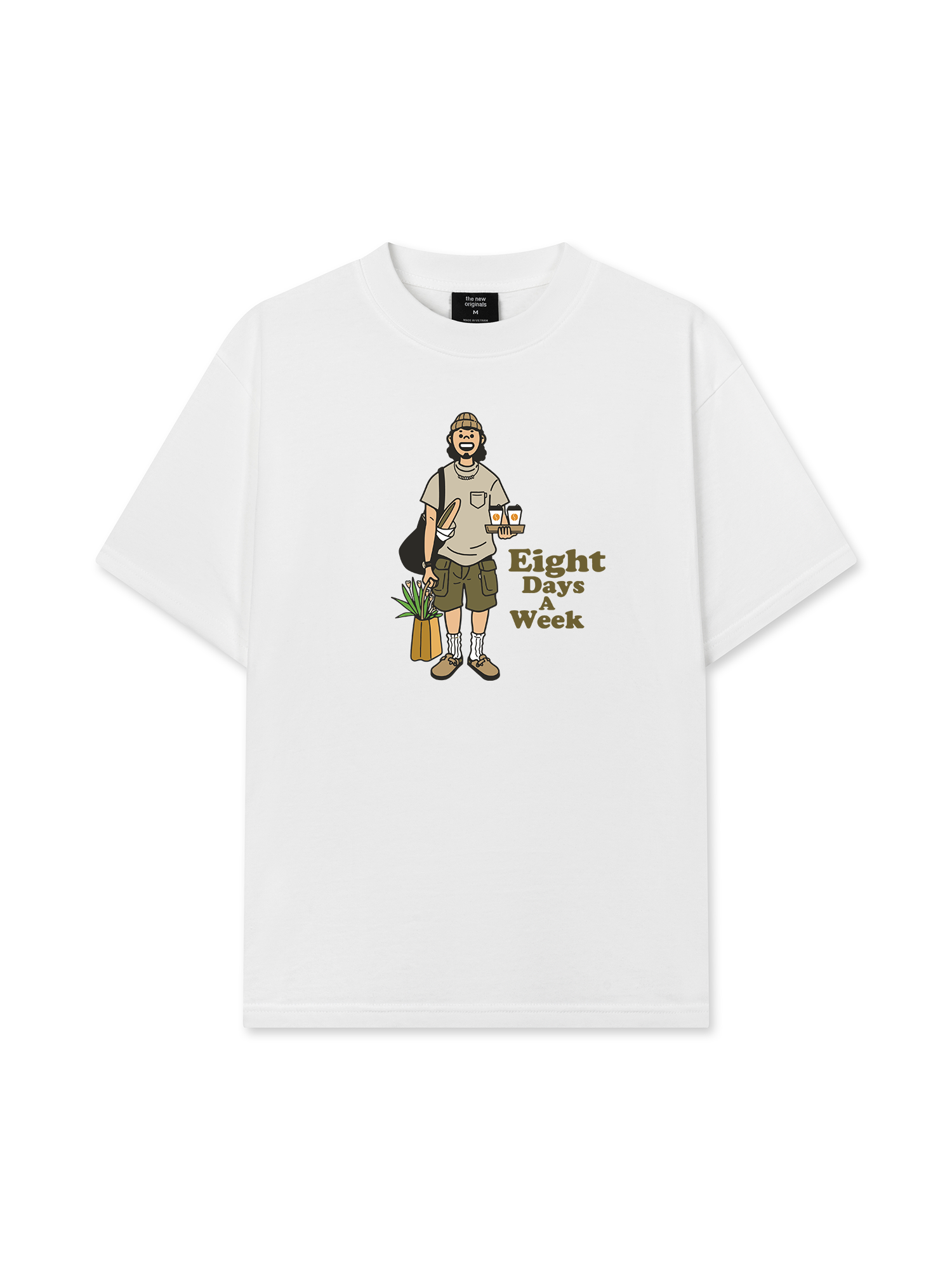 Áo Thun Relaxed Fit Go Outside Coffee & Bread