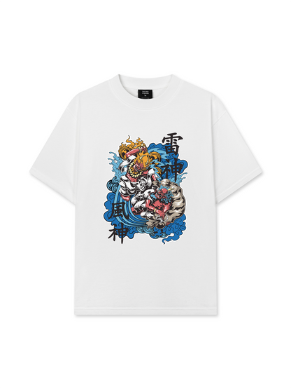 Áo Thun Relaxed Fit Fujin - Raijin