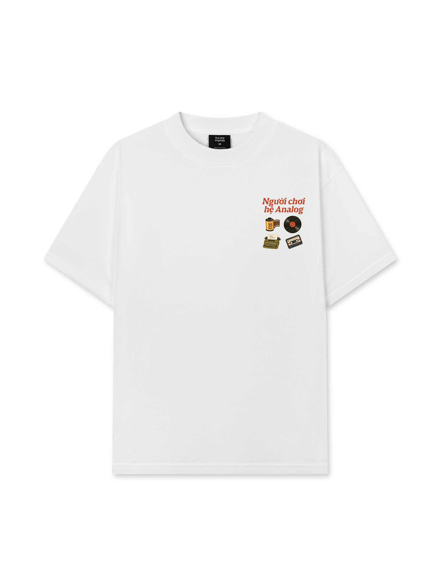 Áo Thun Relaxed Fit Người Chơi Hệ Analog