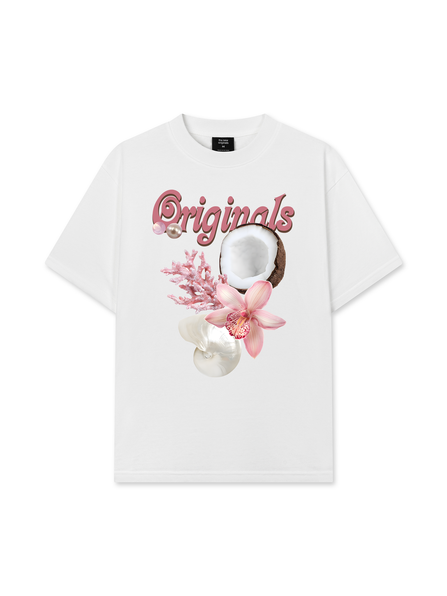 Áo Thun Relaxed Fit Summer Vibes Pink Girl Beachy