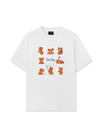 Áo Thun Relaxed Fit Teddy Land Teddy Chill Day