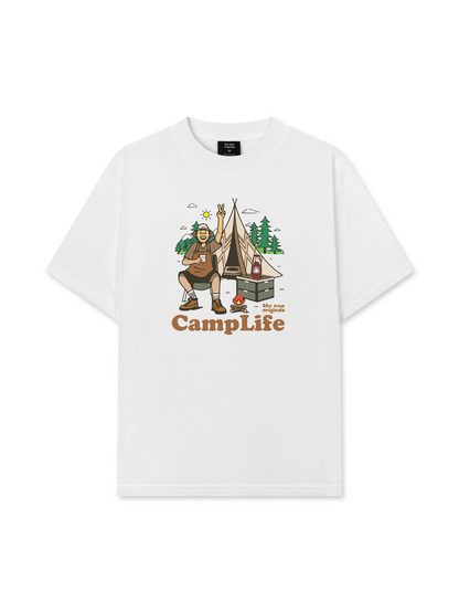Áo Thun Relaxed Fit Go Outside Camplife Original