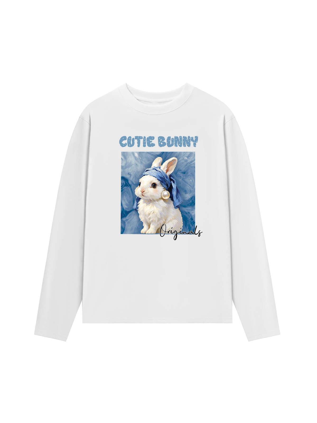Áo Thun Dài Tay Cutie Bunny Vangogh