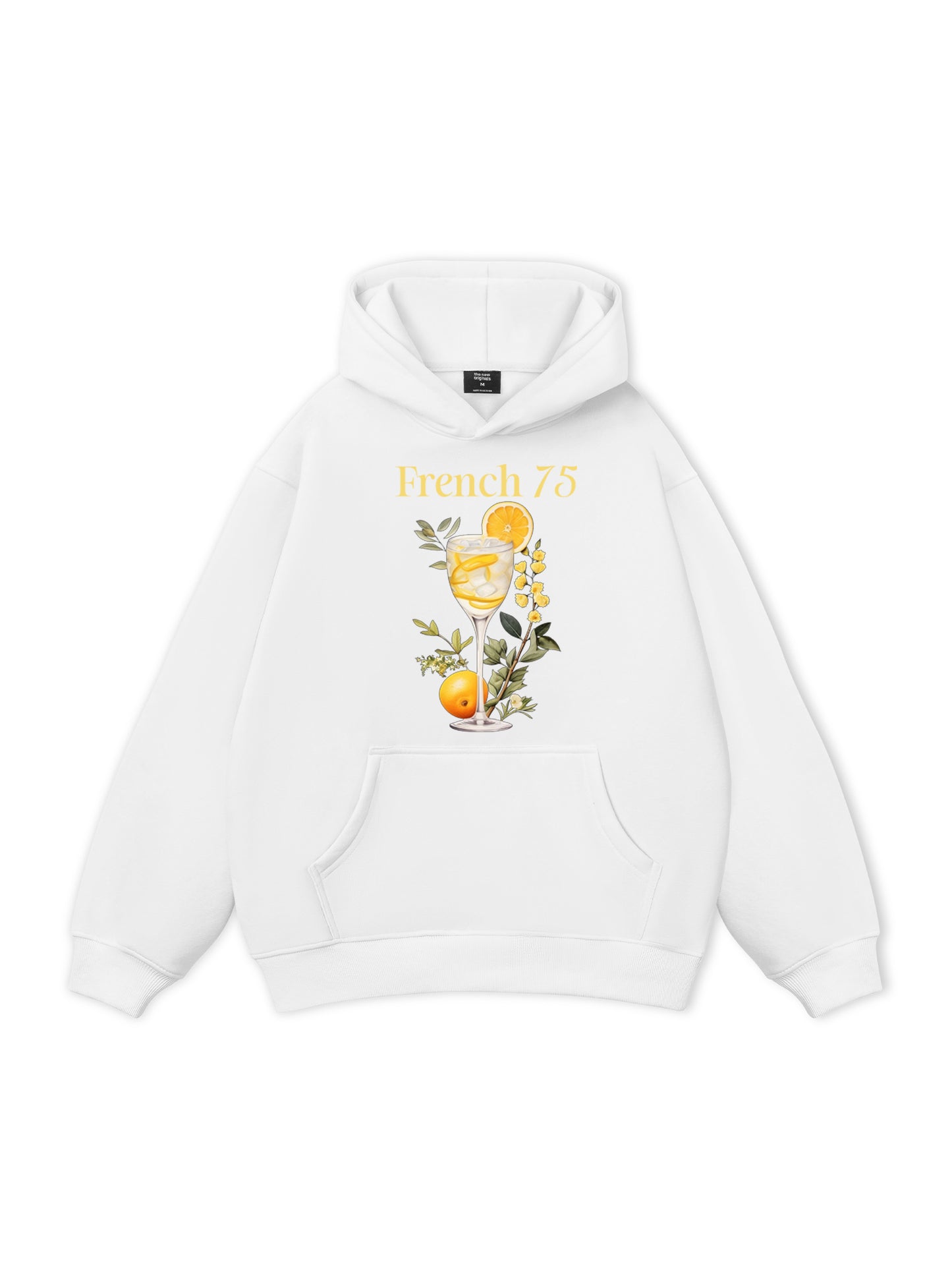 French 75 Cocktail Hoodie
