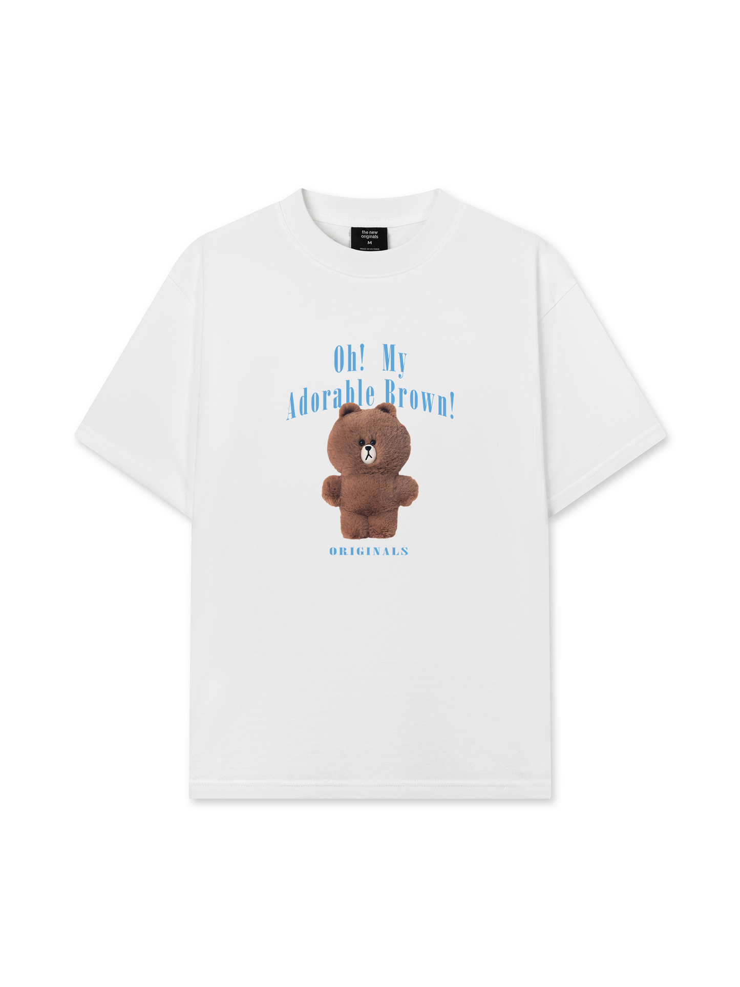 Áo Thun Relaxed Fit Teddy Land Oh My Brown