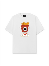 Áo Thun Relaxed Fit Sweet Pastry Cute Dog With Bread