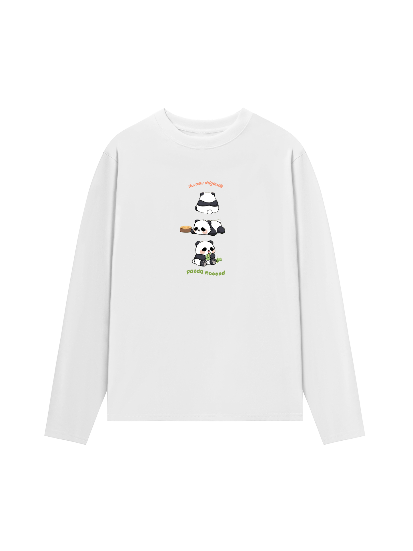 Áo Thun Dài Tay Panda Moooood