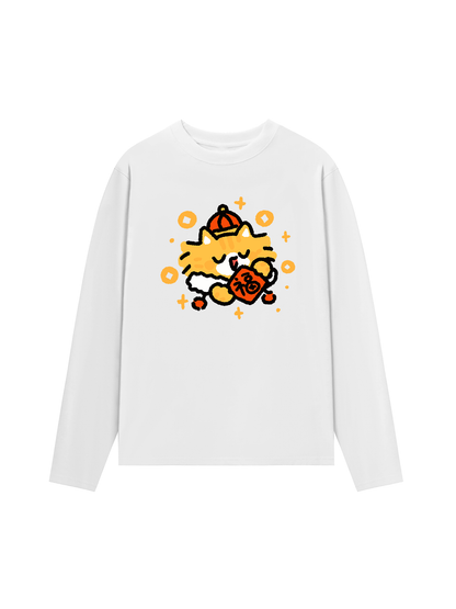 Áo Thun Dài Tay Fortune Cat