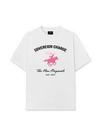 Áo Thun Relaxed Fit SOVERREIGN CHARGE PINK HORSE