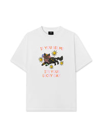 Áo Thun Relaxed Fit Lucky day cat
