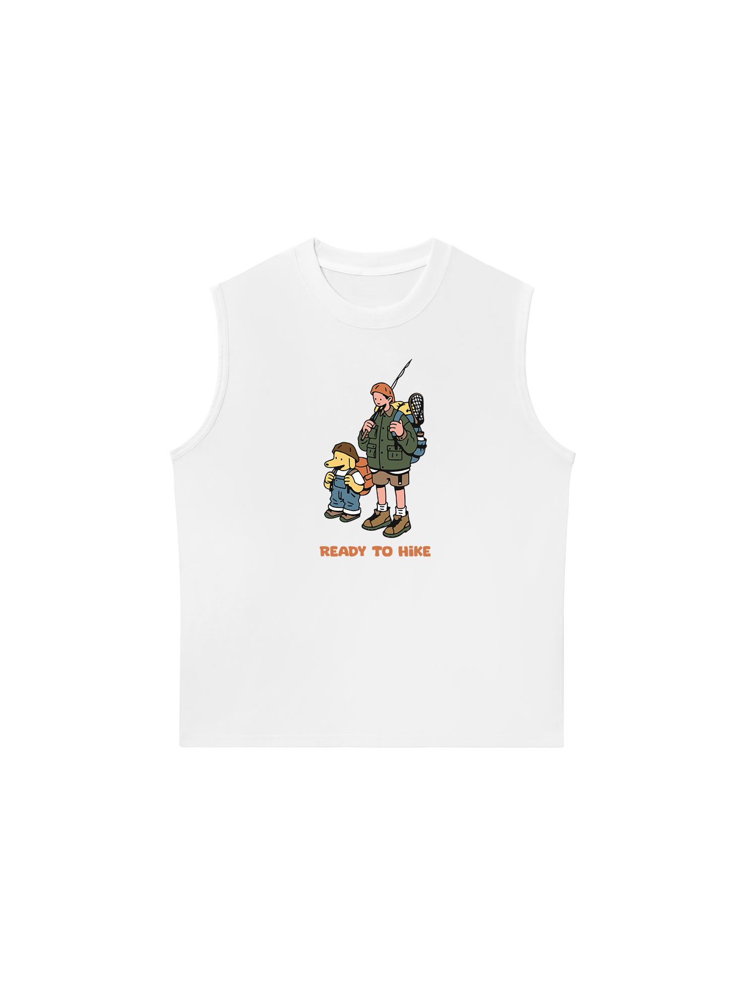 Áo Ba Lỗ Relaxed Fit Go Outside Ready to Hike