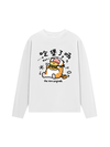 Áo Thun Dài Tay Sweet Pastry Cute Meow With Burger