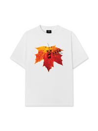 Áo Thun Relaxed Fit Autumn Vibes Maple Leaf