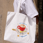 Túi Tote Người Dễ Thương Thích Cappuchino