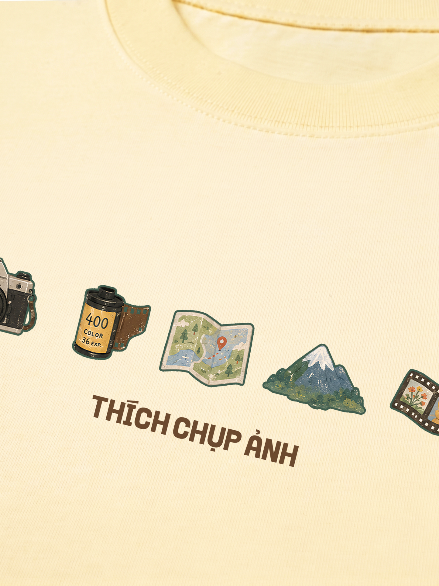 Áo Thun Relaxed Fit Thích Chụp Ảnh