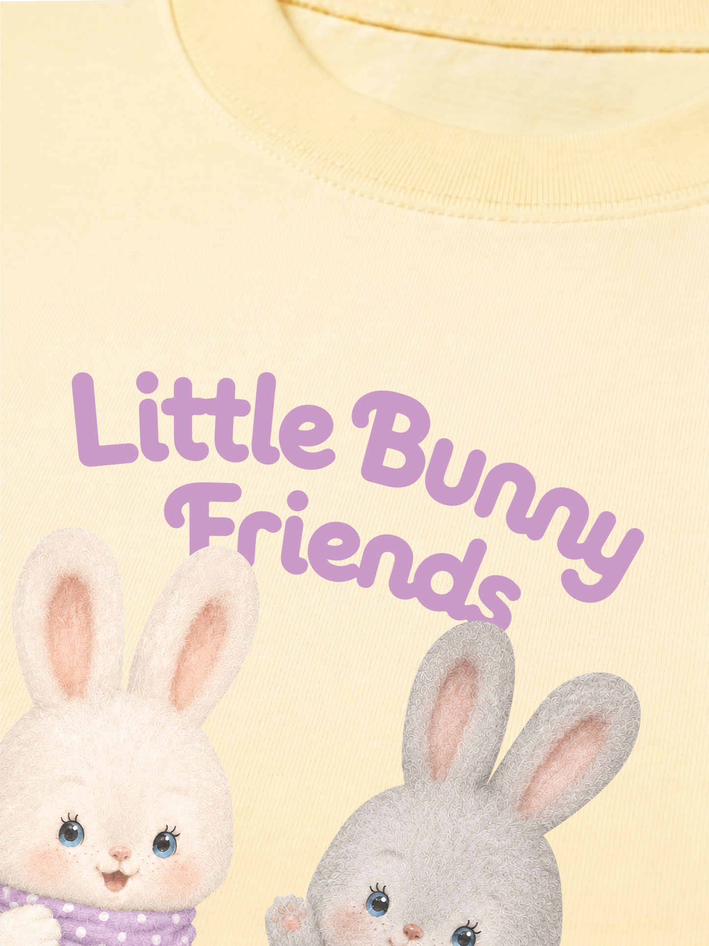 Áo Thun Relaxed Fit Little Bunny Friends