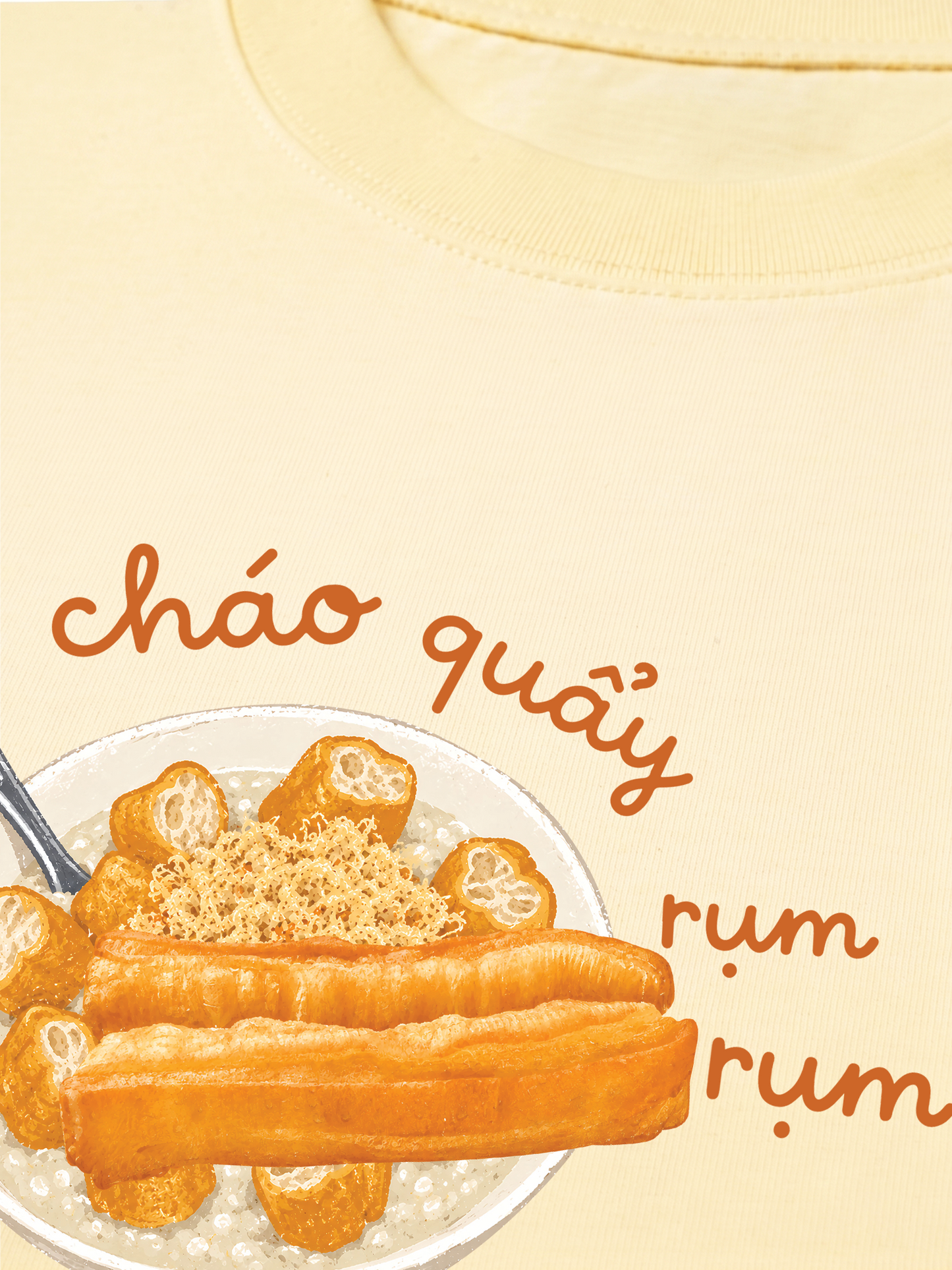 Áo Thun Relaxed Fit Cháo Quẩy
