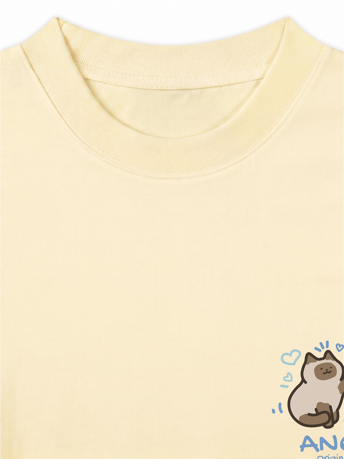 Áo Thun Relaxed Fit Angry Luv Cat Couple