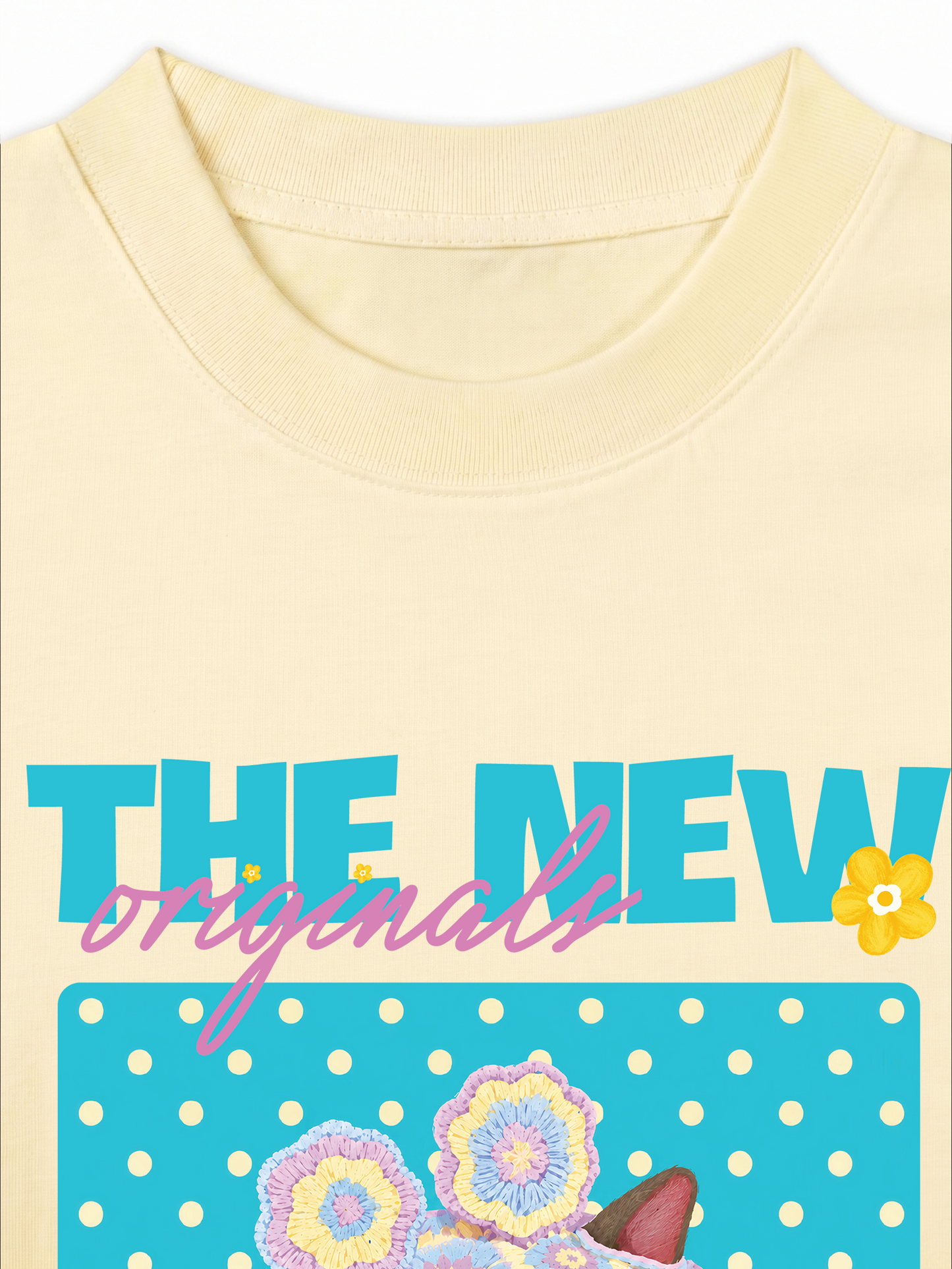 Áo Thun Relaxed Fit Little Mischief Meow