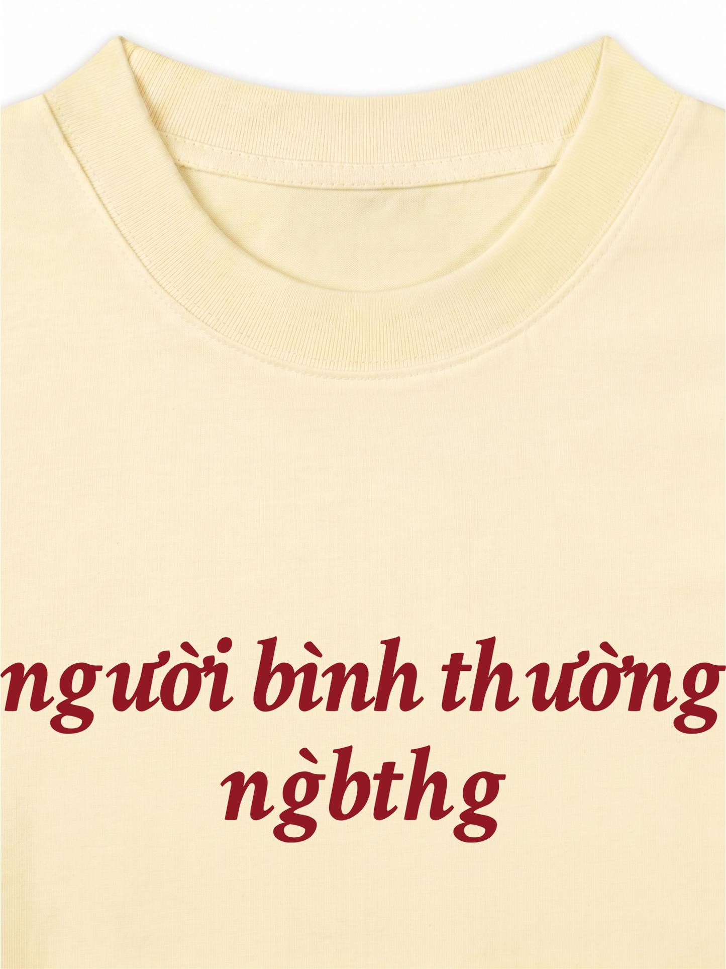 Áo Thun Relaxed Fit Người Bình Thường
