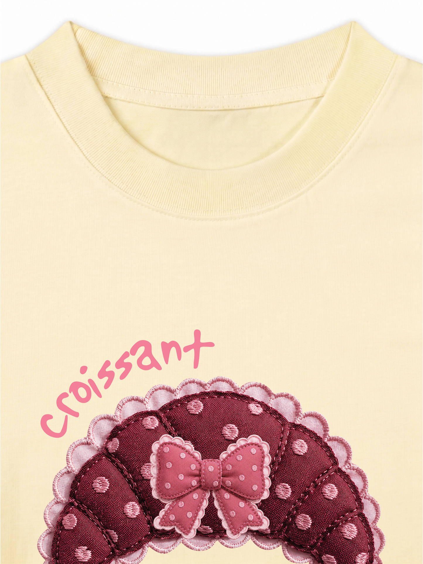 Áo Thun Relaxed Fit Croissant DIY
