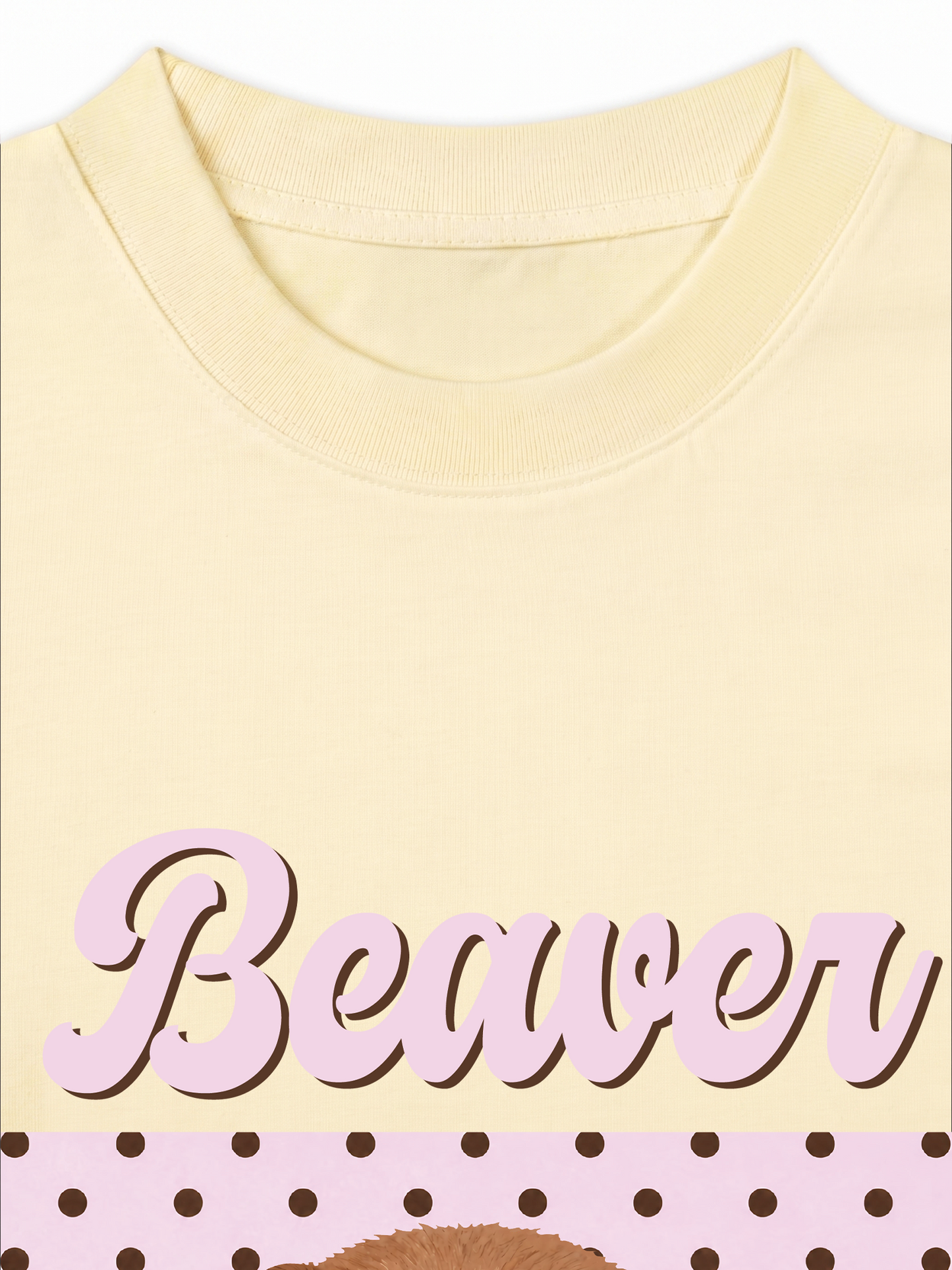 Áo Thun Relaxed Fit Animal Mood Sweet Beaver