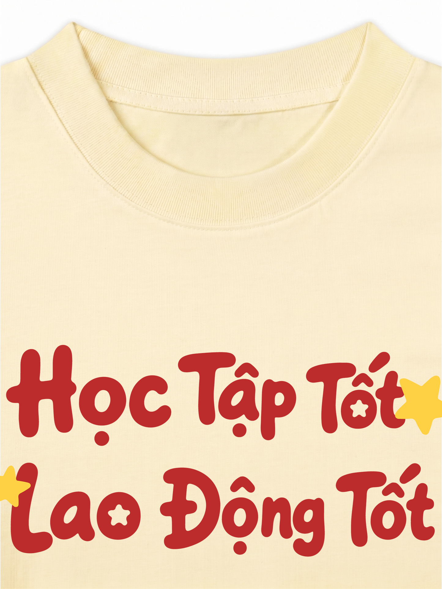 Áo Thun Relaxed Fit Học Tập Tốt, Lao Động Tốt