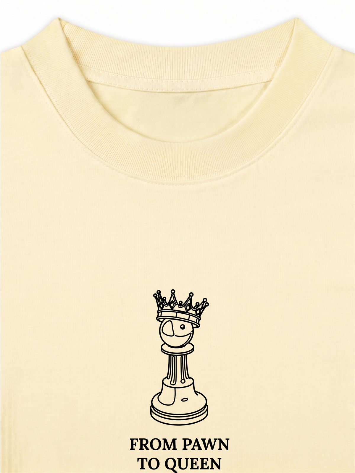 Áo Thun Relaxed Fit From Pawn To Queen