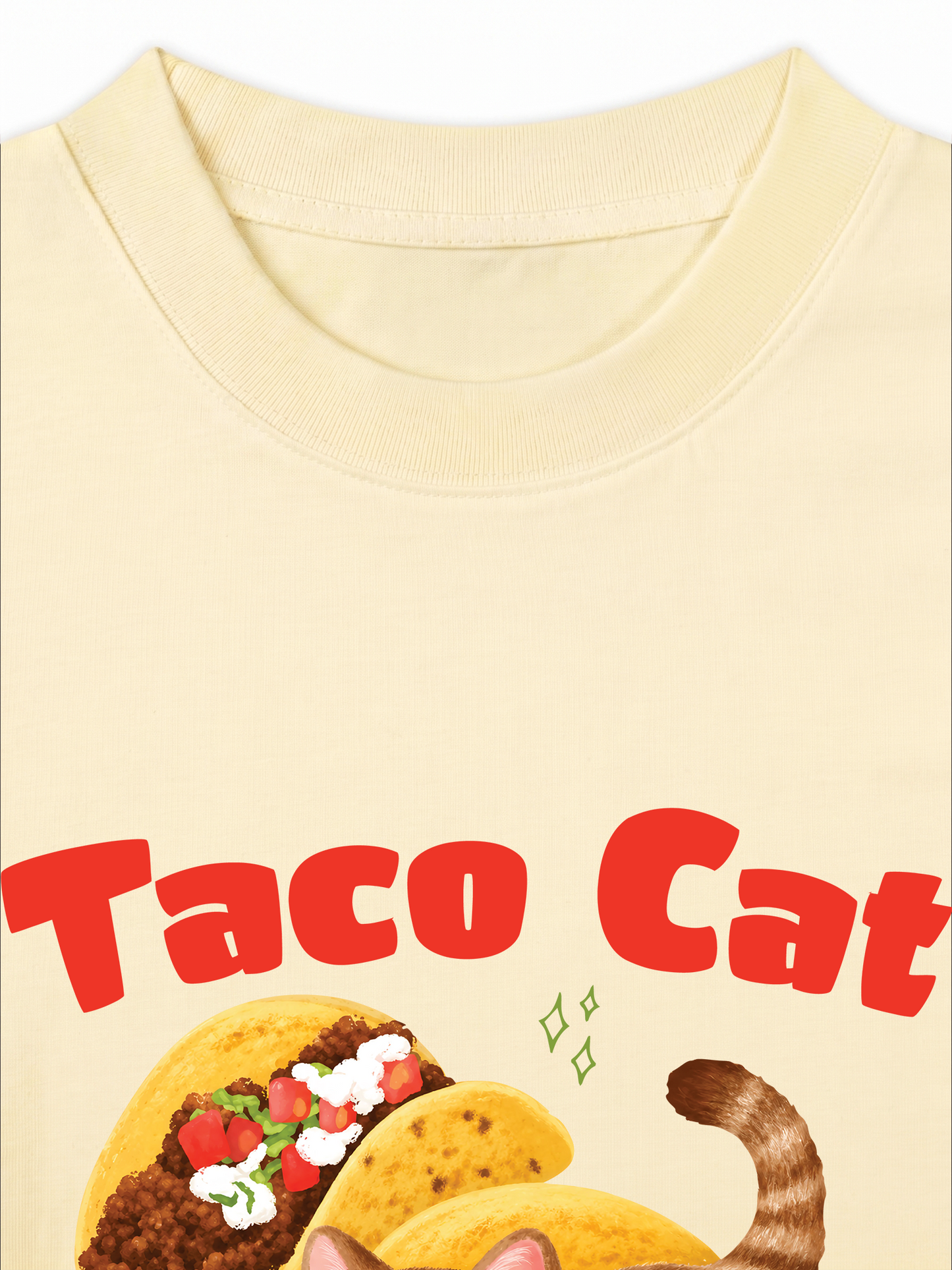 Áo Thun Relaxed Fit Taco Cat