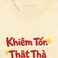 Áo Thun Relaxed Fit Khiêm Tốn, Thật Thà, Dũng Cảm