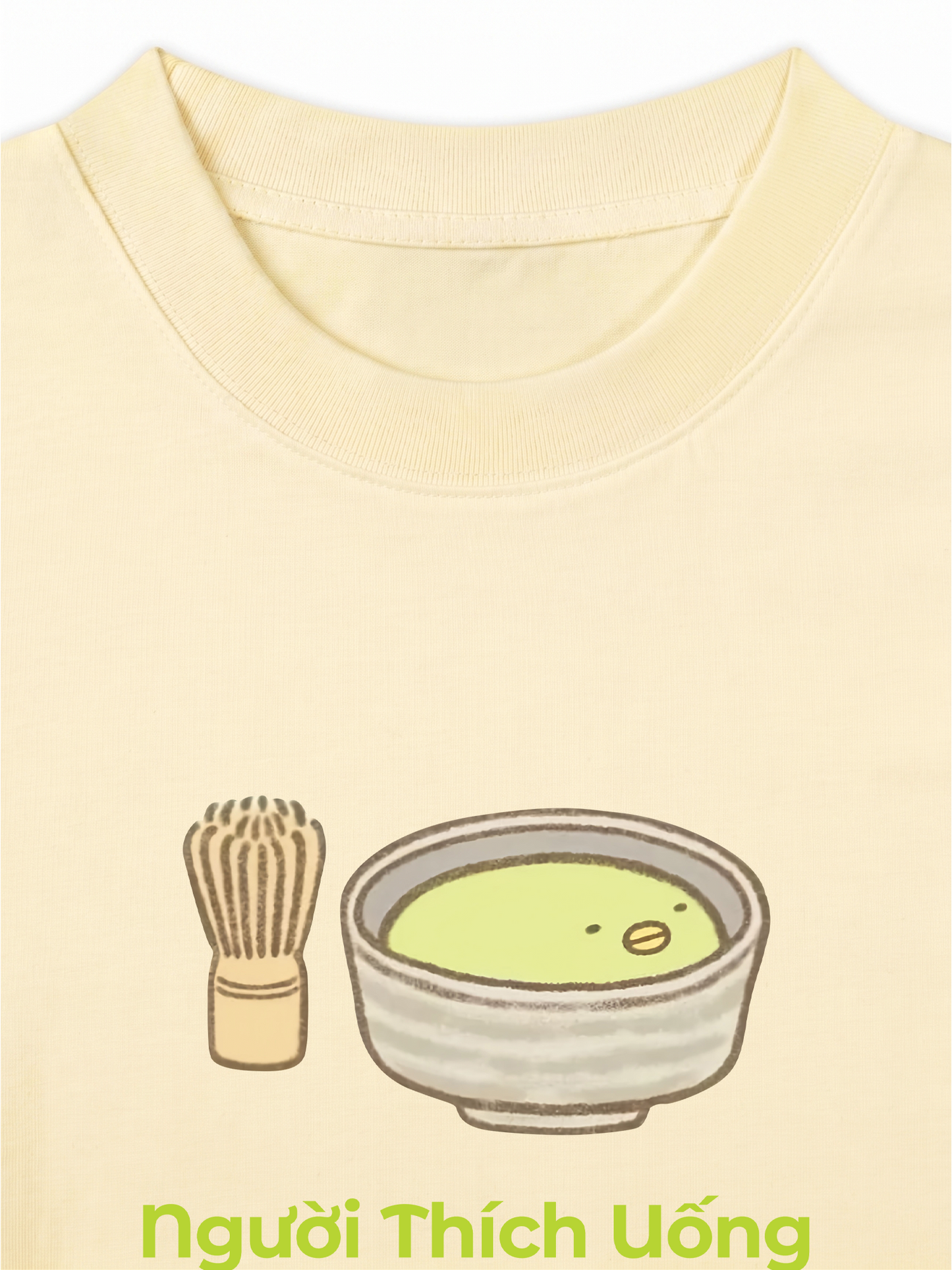 Áo Thun Relaxed Fit Người Thích Uống Matcha